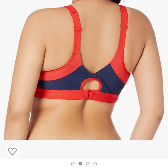 COPY - Champion Women's Wired Racerback Athletic Sports Bra Underwire, Moisture… - Picture 4 of 5